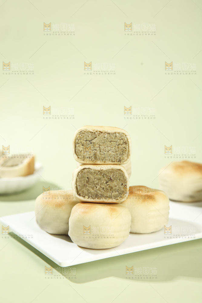 冰皮绿豆饼