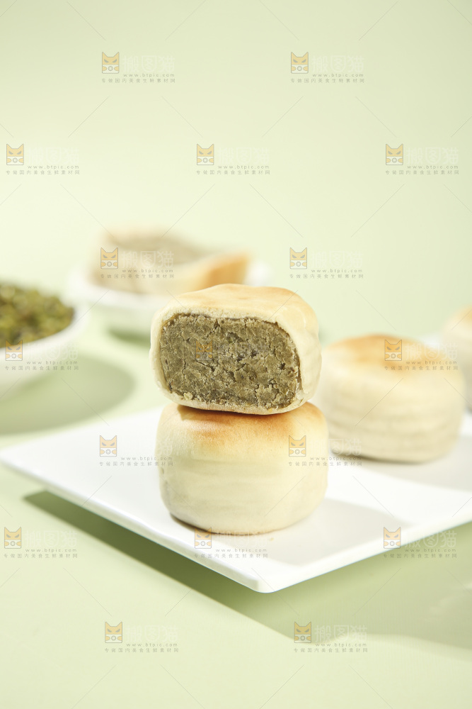 冰皮绿豆饼