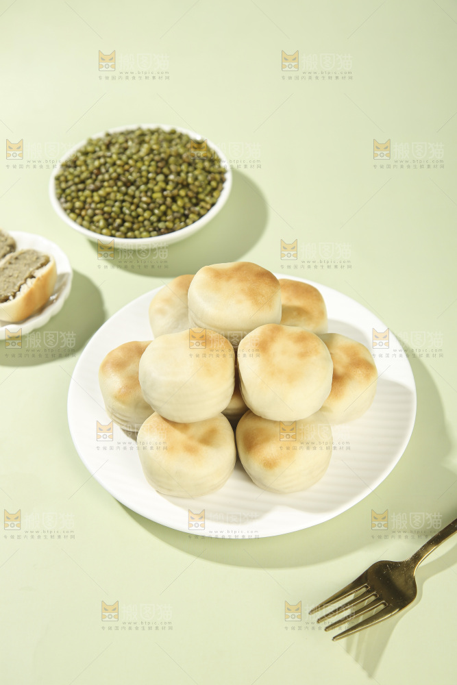 冰皮绿豆饼