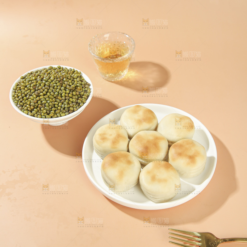 冰皮绿豆饼