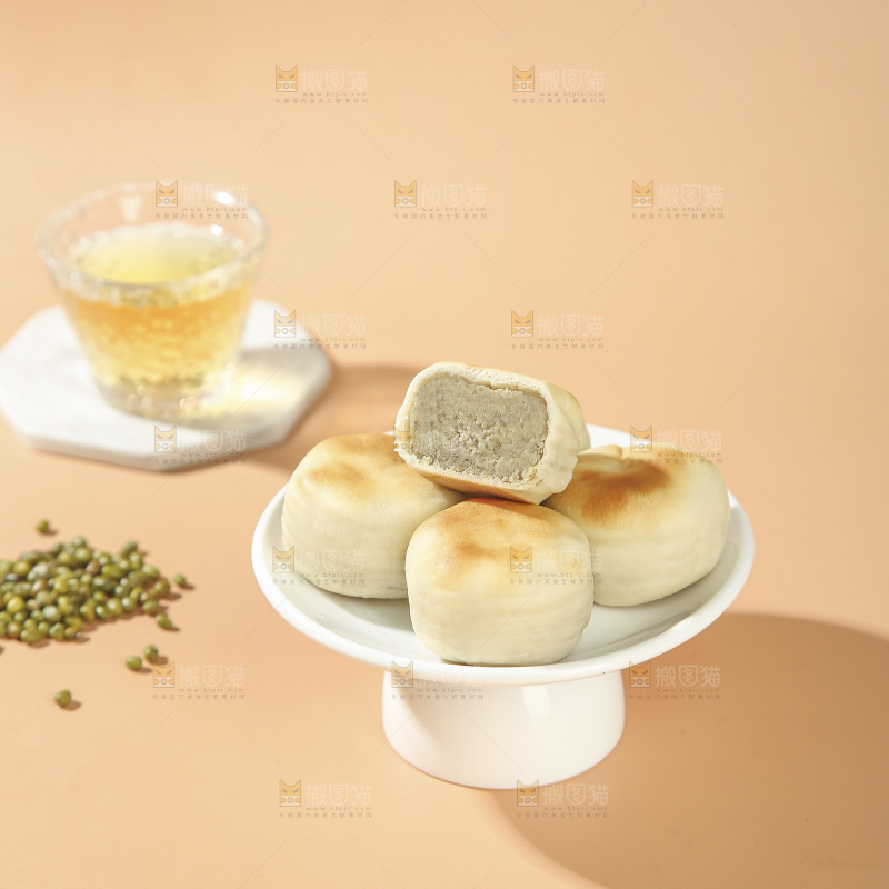 冰皮绿豆饼