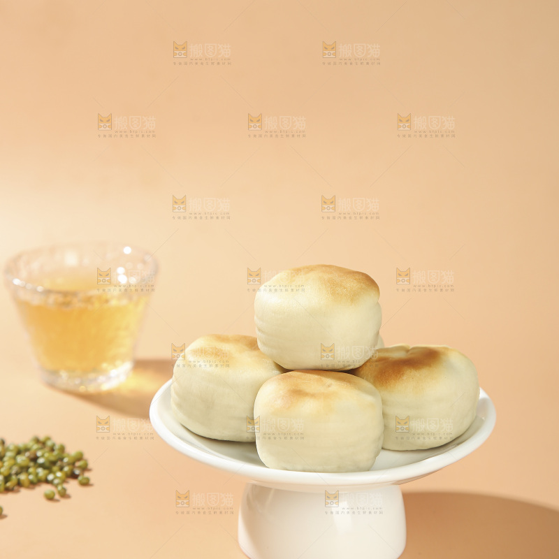 冰皮绿豆饼
