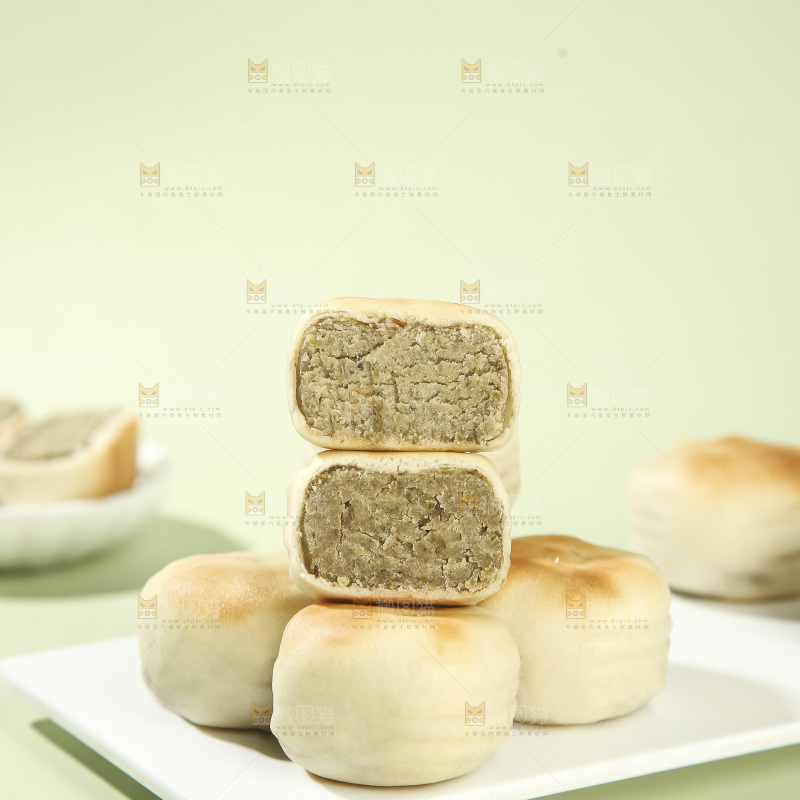 冰皮绿豆饼