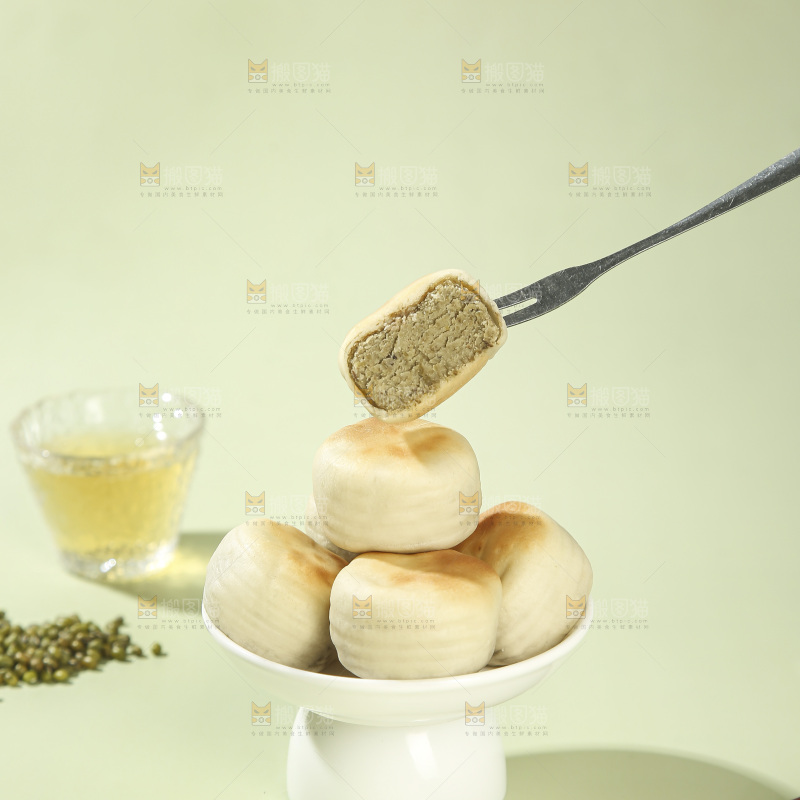冰皮绿豆饼