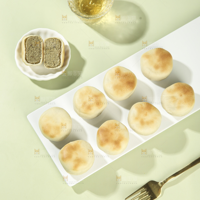 冰皮绿豆饼