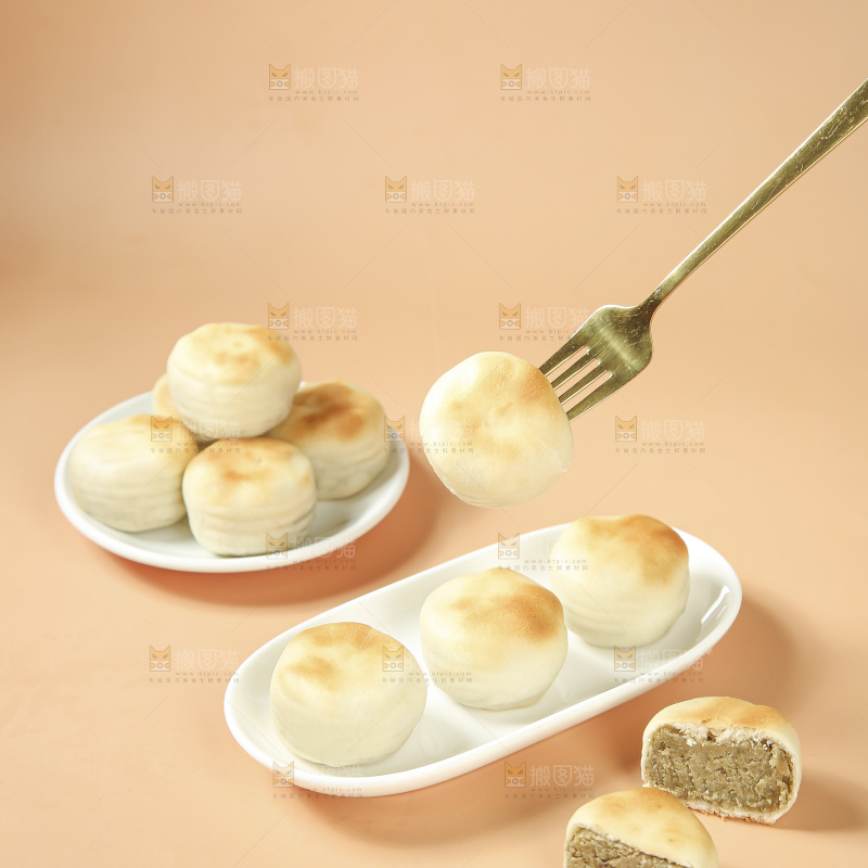 冰皮绿豆饼