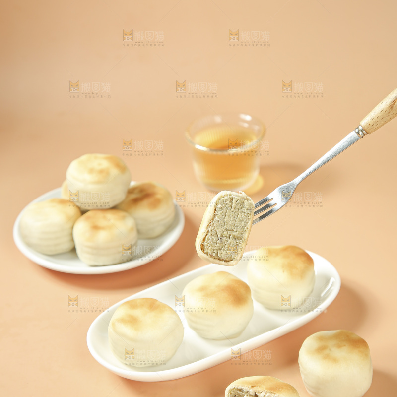 冰皮绿豆饼