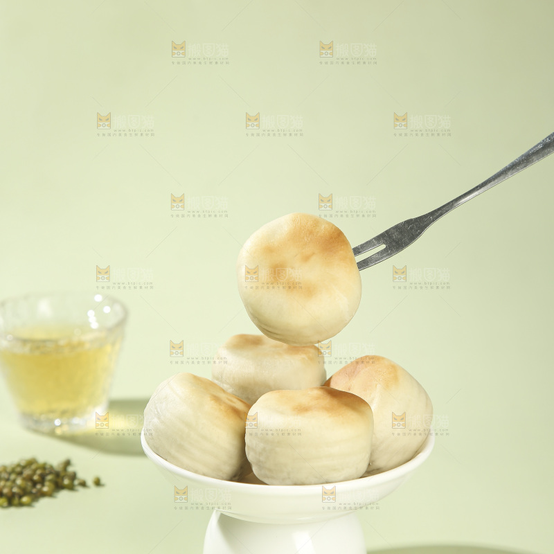 冰皮绿豆饼