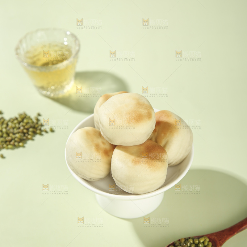 冰皮绿豆饼