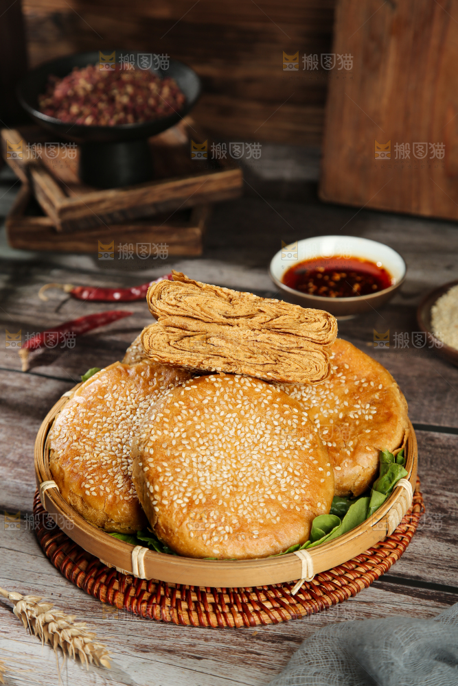 麻酱烧饼