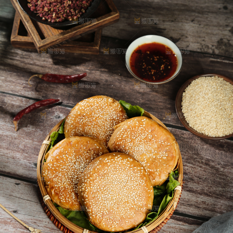 麻酱烧饼