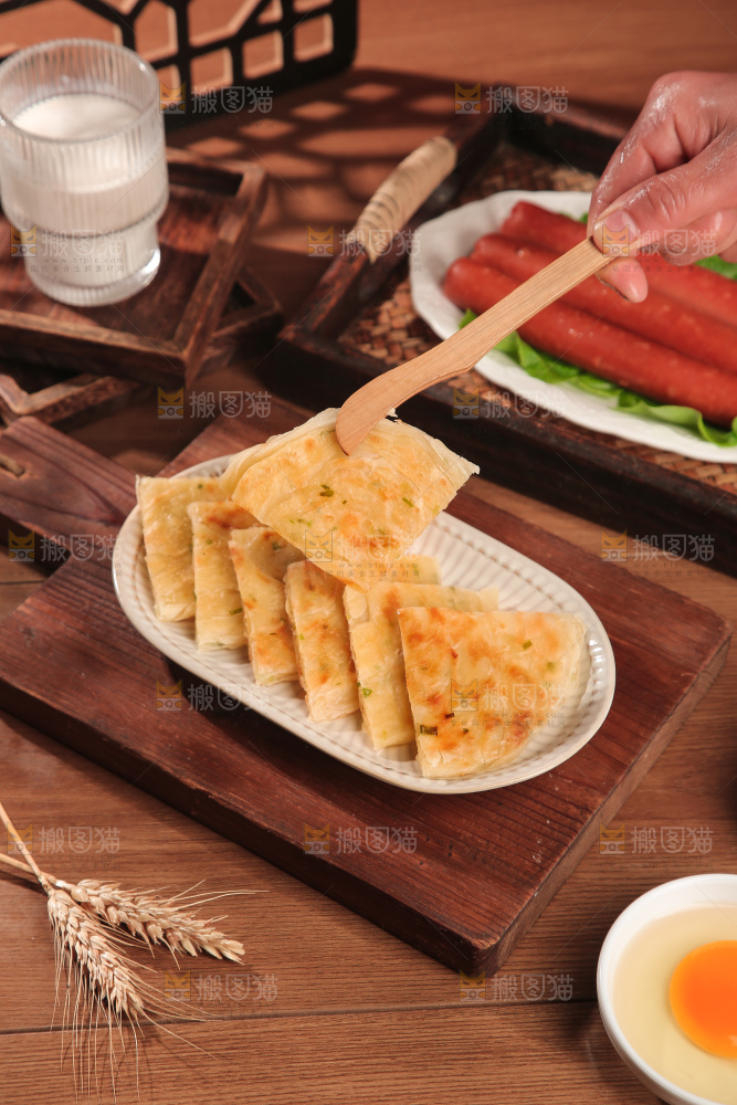 黄油葱油饼