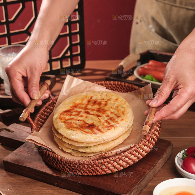 黄油葱油饼