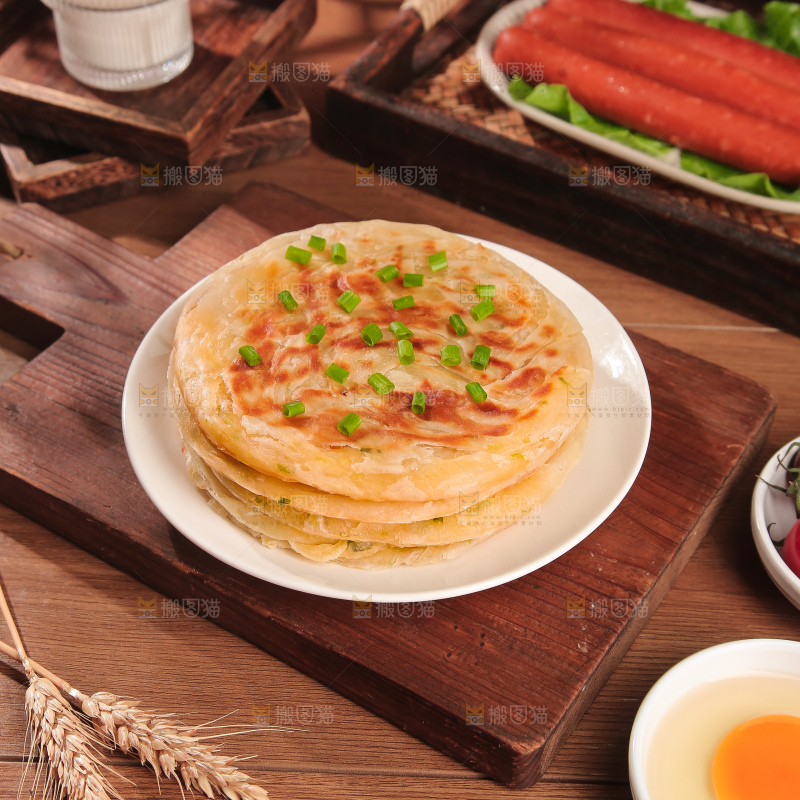黄油葱油饼