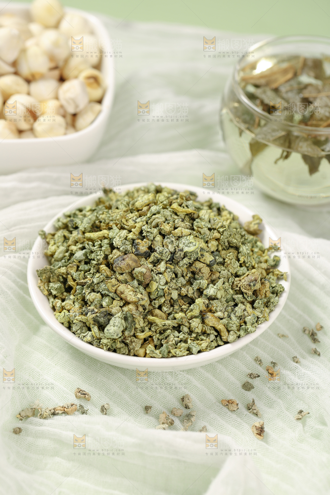 荷叶粒茶