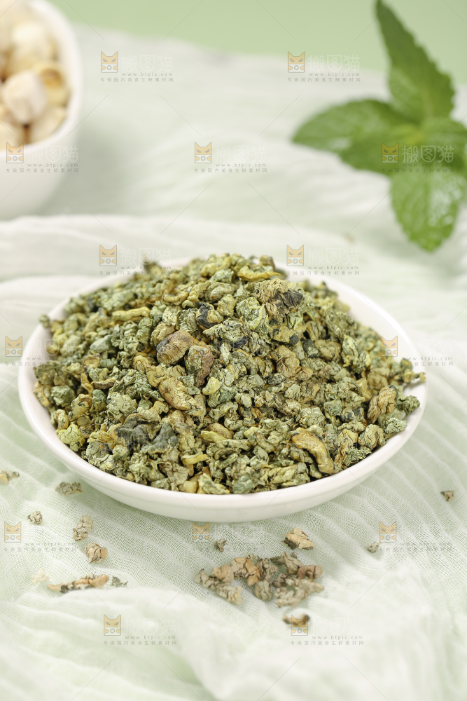 荷叶粒茶