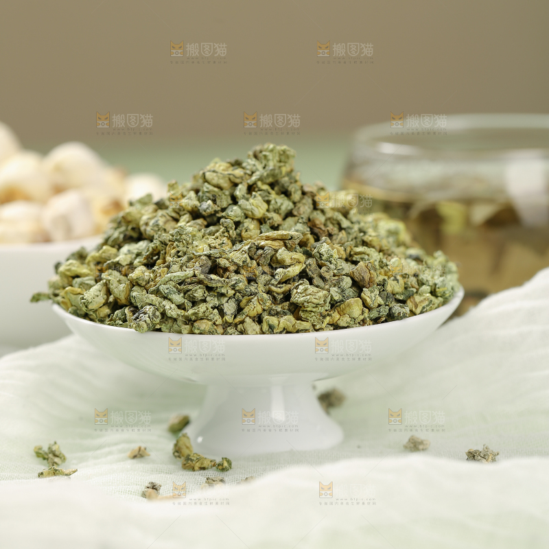 荷叶粒茶