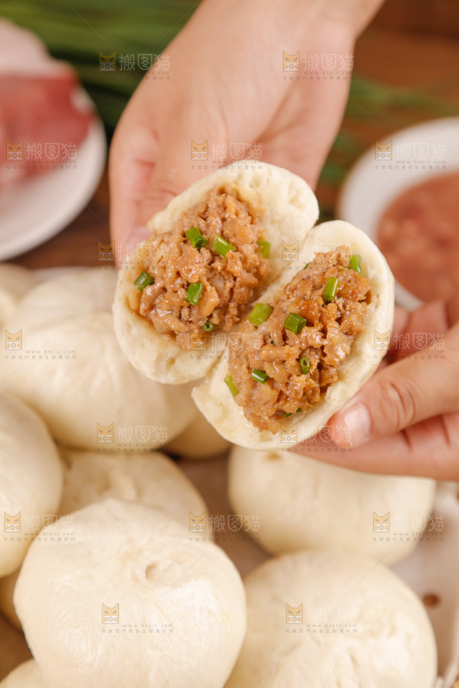 香葱肉包