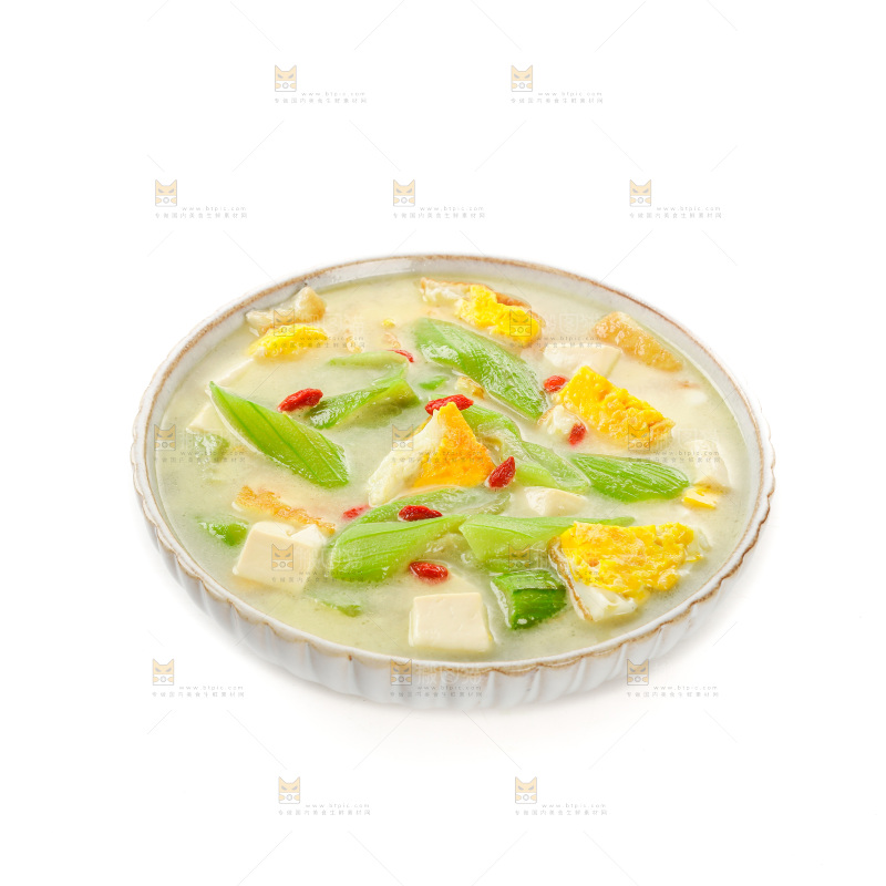 丝瓜豆腐蛋汤