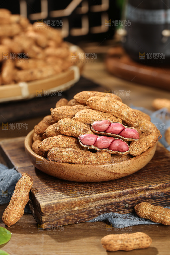 红皮花生