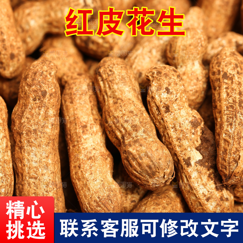 红皮花生