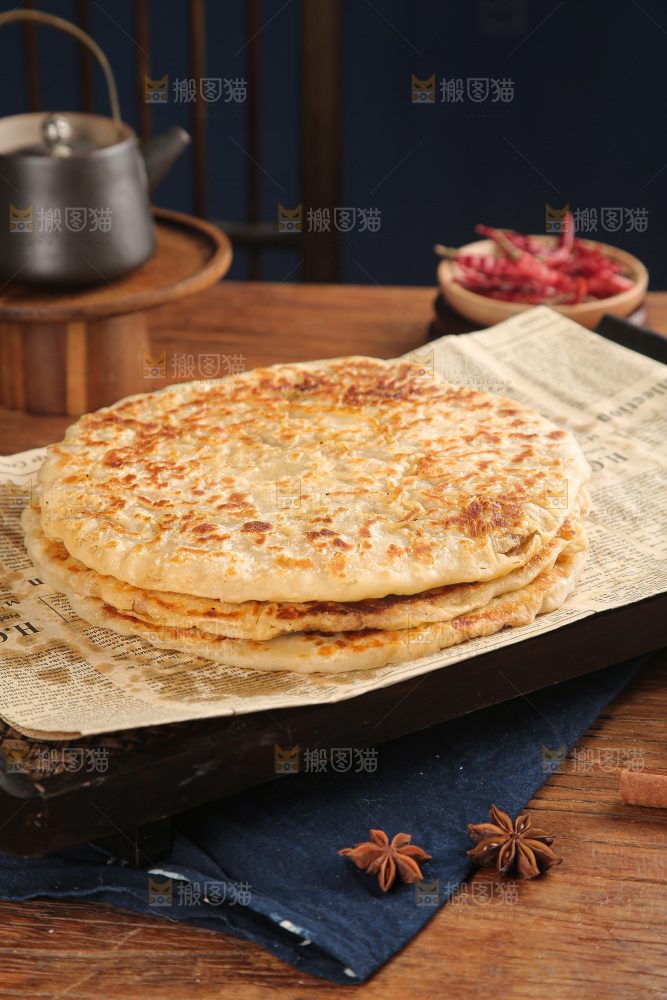 深底上的香河肉饼
