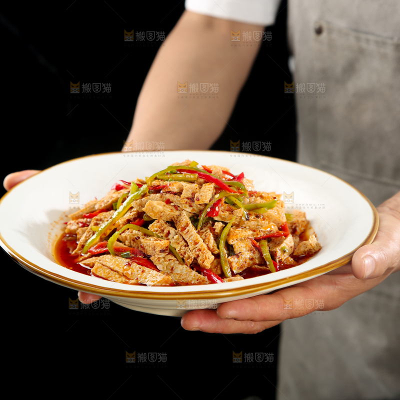 辣炒脆豆腐