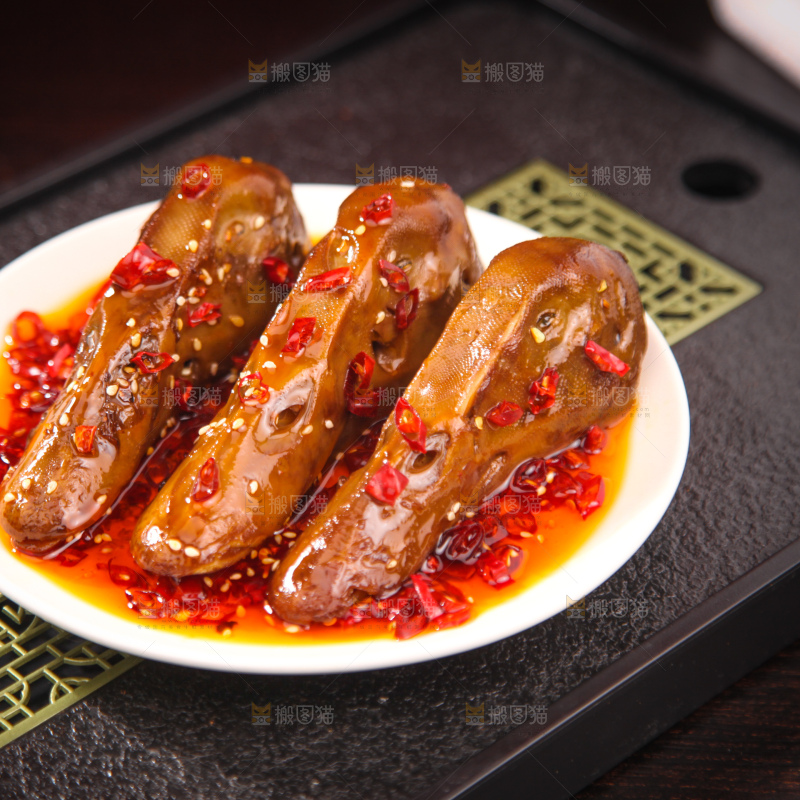 卤鸭头