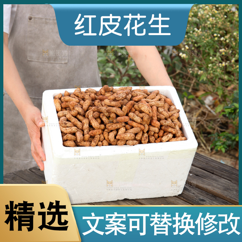 红皮花生