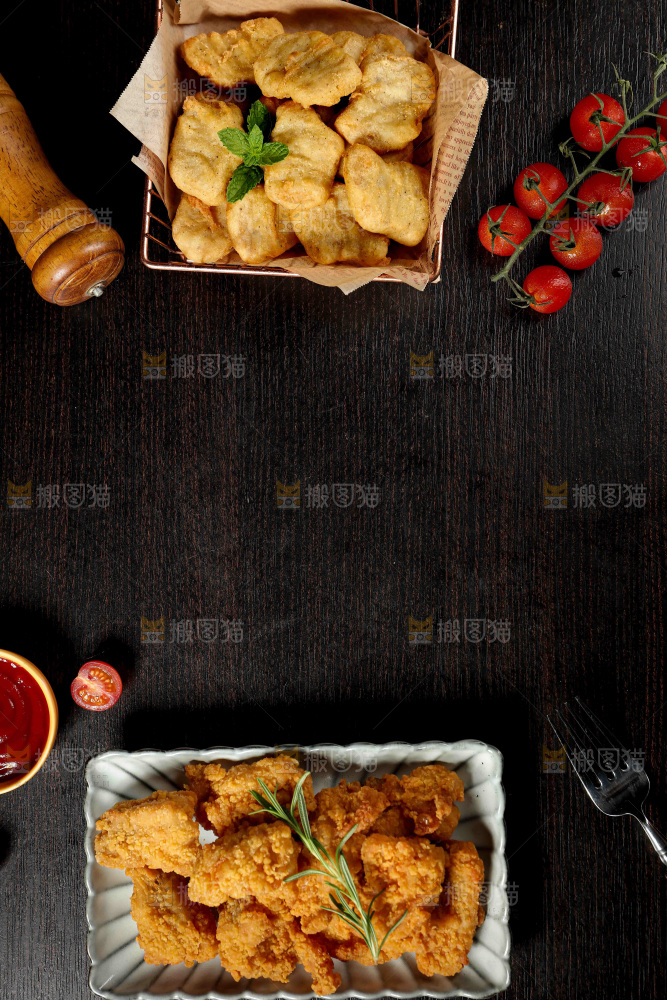 油炸食品快餐