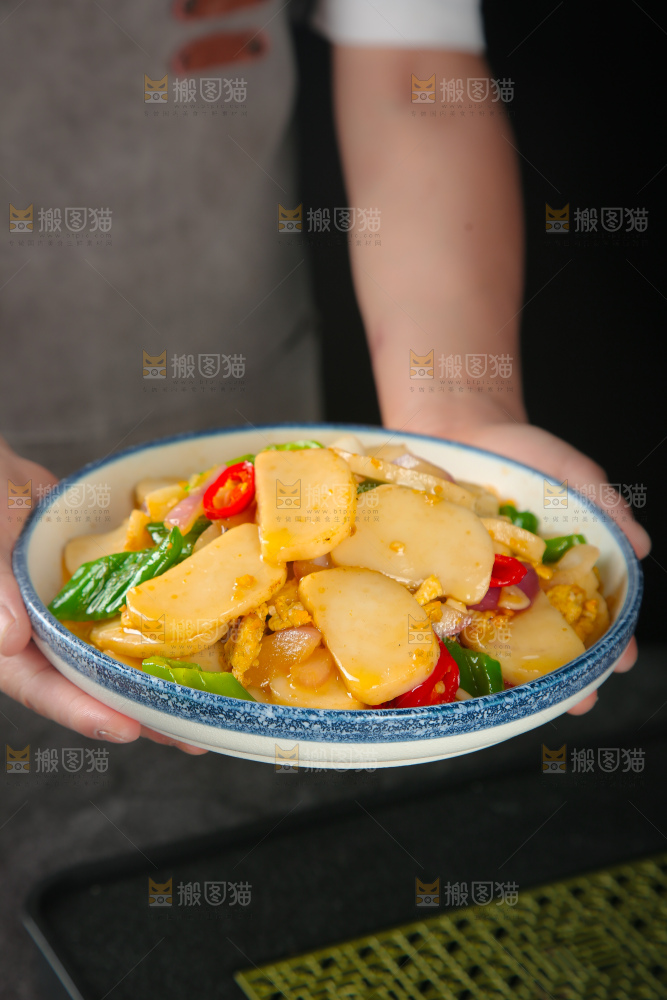 炒年糕片