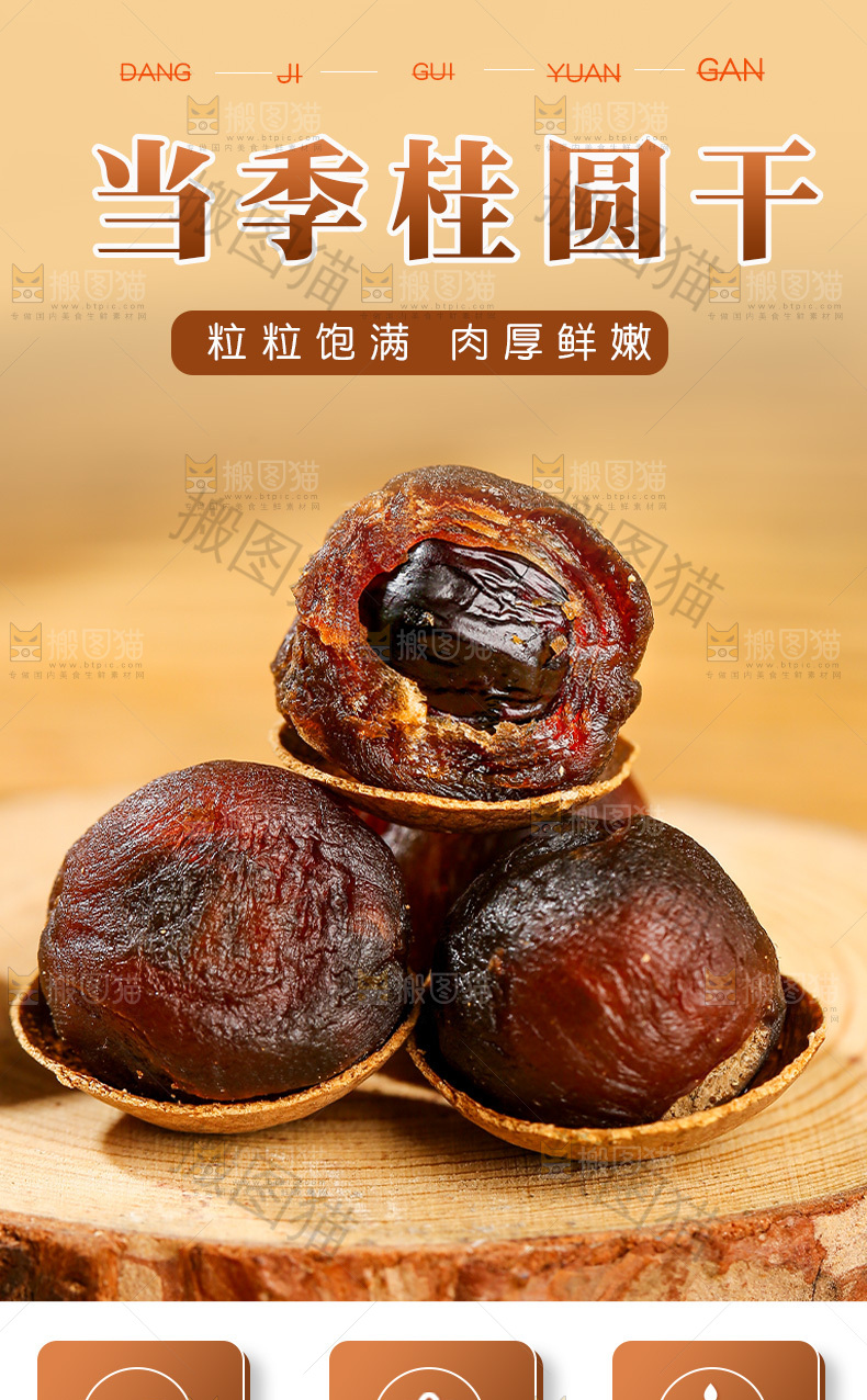 龙眼干详情页