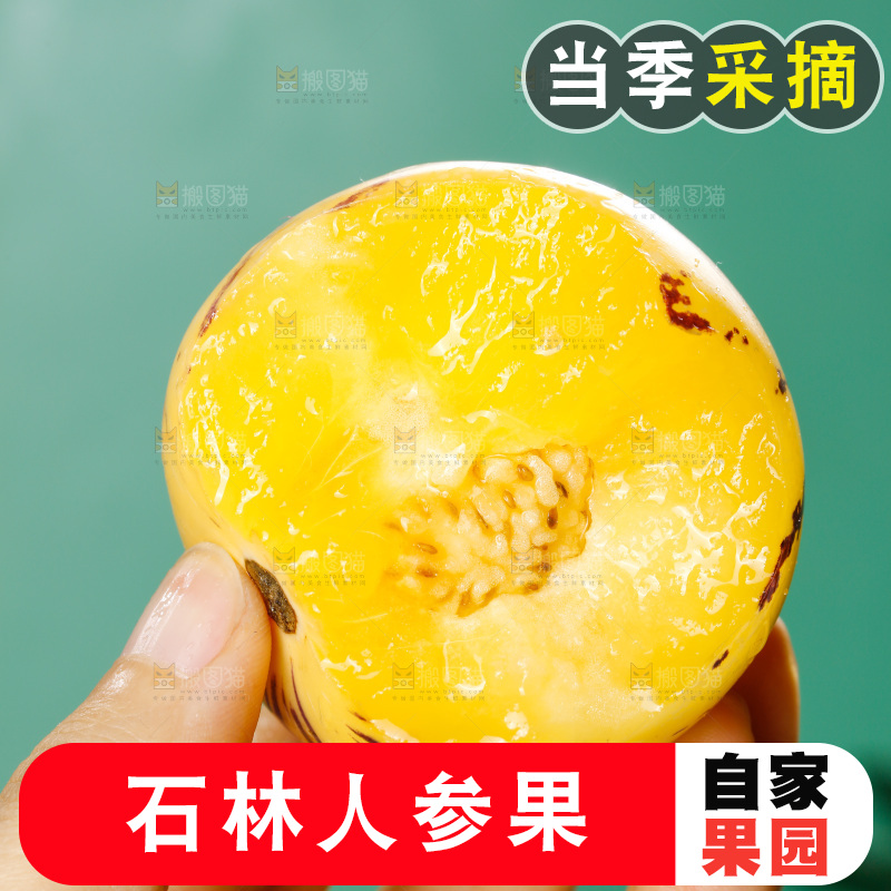 手里拿着石林人参果