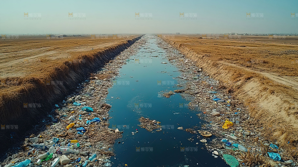环境污染城市沦陷污染废水垃圾环境灾害