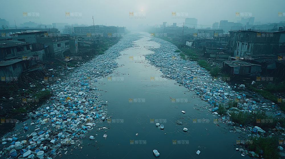 环境污染城市沦陷污染废水垃圾环境灾害