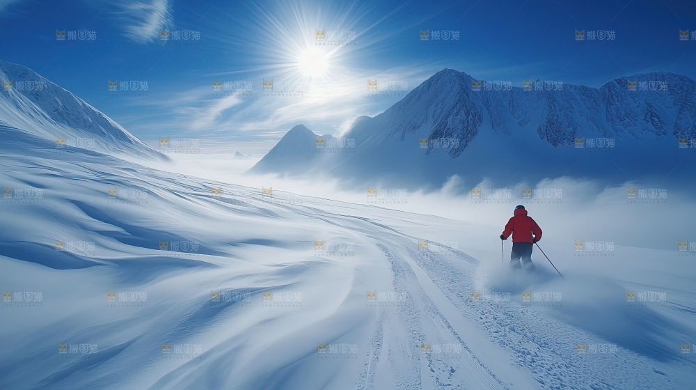 滑雪 竞赛 前进 励志 齐心协力 奋斗