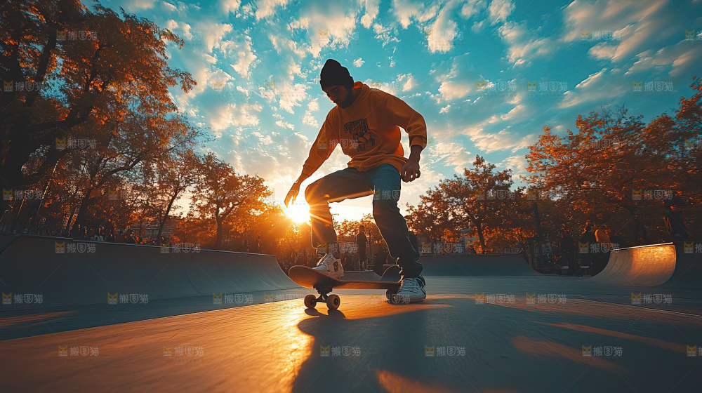 滑板运动休闲活力极限运动