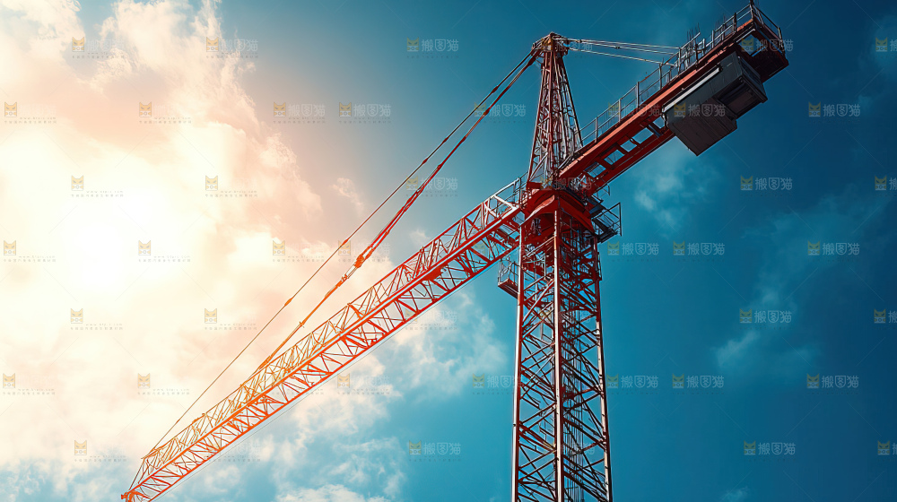 城市建设发展工地工人团队企业概念