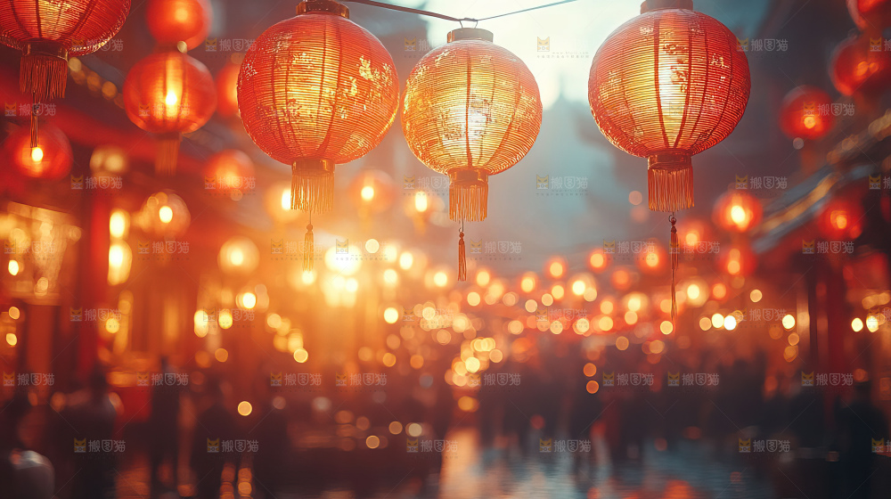 中秋素材团圆花灯月饼荷花灯赏月