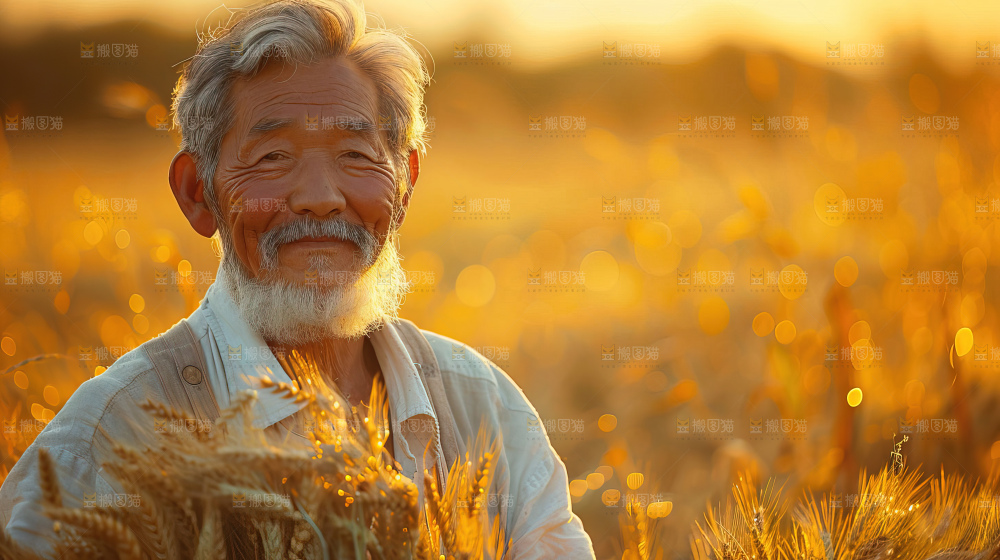 稻田收获 金色乡村振兴芒种
