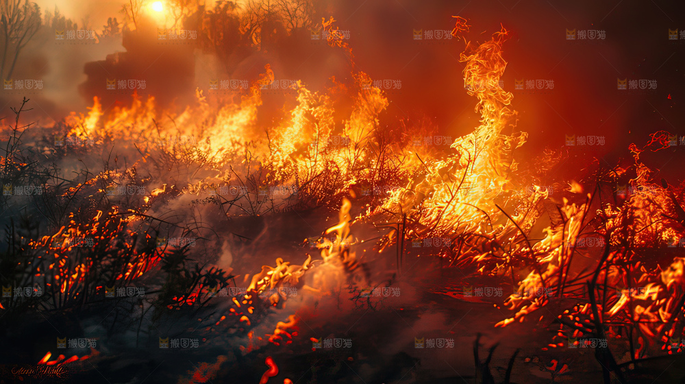 火灾 灾害 自然灾害 熔岩岩浆