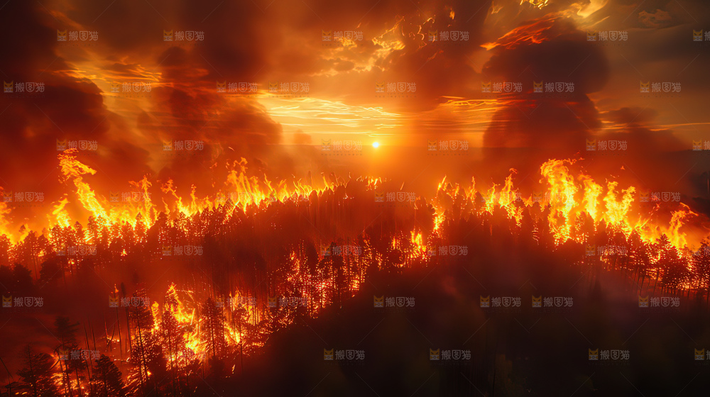 火灾 灾害 自然灾害 熔岩岩浆