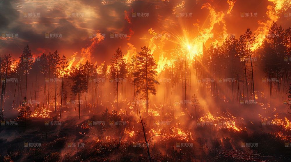 火灾 灾害 自然灾害 熔岩岩浆