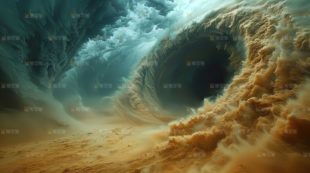 沙尘暴 沙漠 灾难 死亡 沙暴