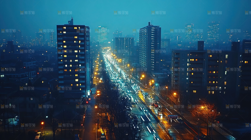 建筑都市风景房地产现代发展