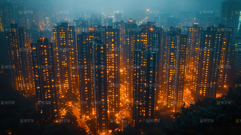 建筑都市风景房地产现代发展