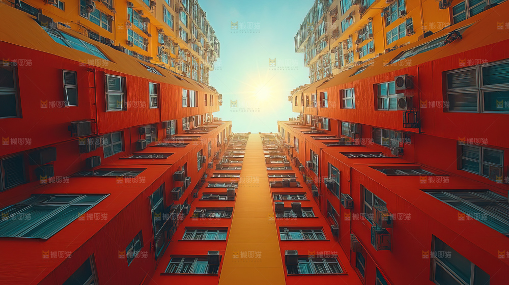 建筑都市风景房地产现代发展