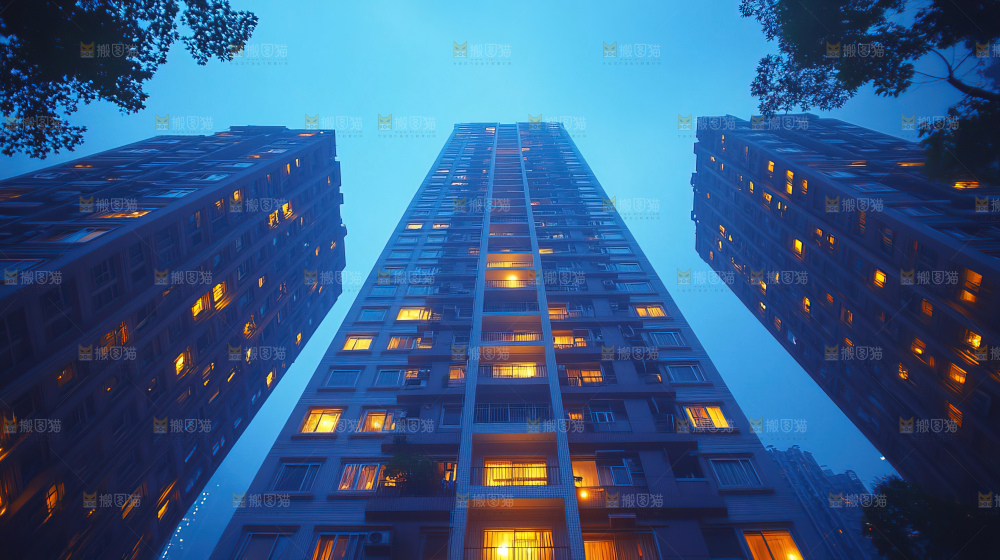 建筑都市风景房地产现代发展