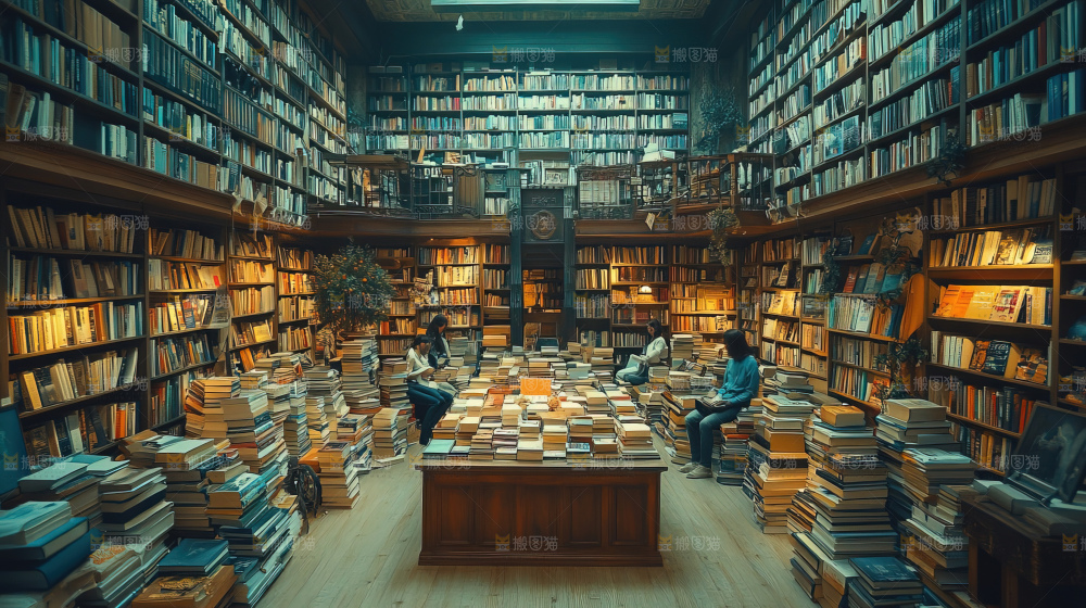 图书馆书籍设计现代建筑文化