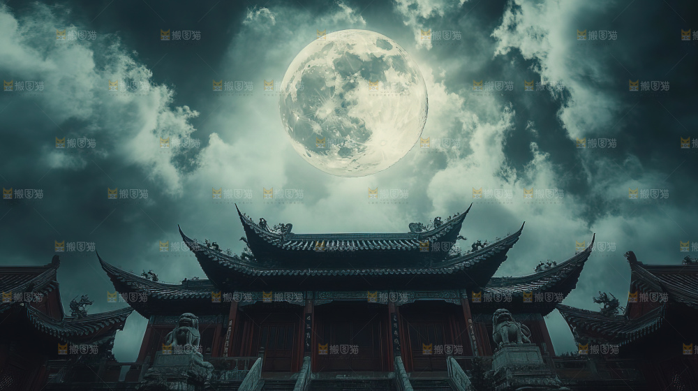 中秋赏月满月神秘传统人文